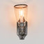 Westbrook Wall Light with Glass Shade Antique Silver