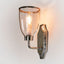 Westbrook Sconce Nickel W/Glass Shade.