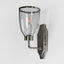 Westbrook Sconce Nickel W/Glass Shade.