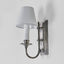 East Borne Sconce Base Antique Silver - House of Isabella AU