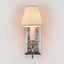 East Borne Wall Light Antique Silver