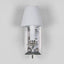 East Borne Sconce Base Antique Silver - House of Isabella AU