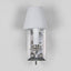 East Borne Wall Light Antique Silver