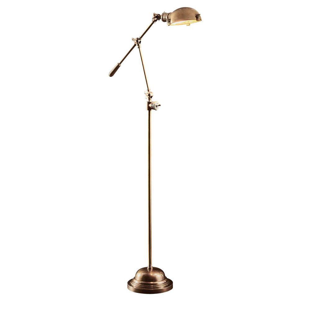 Royce Floor Lamp in Antique Brass - House of Isabella AU