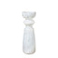 Jasmine Marble Candle Stick Medium White