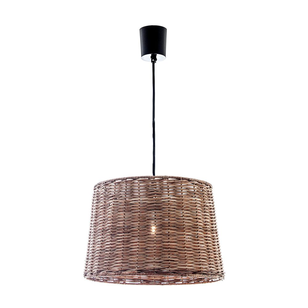 Rattan Round Hanging Lamp Small.