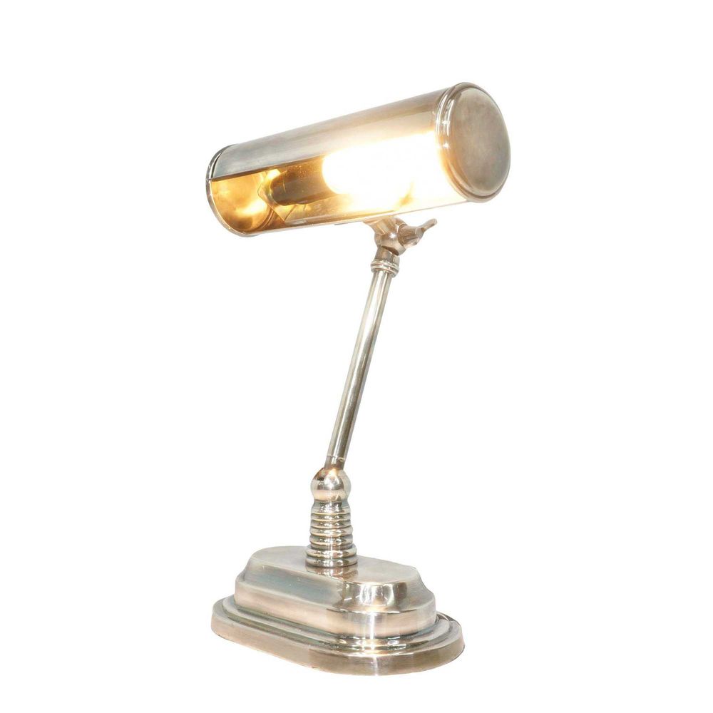 Carlisle Banker's Desk Lamp Silver - House of Isabella AU