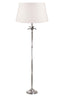 Casablanca Floor Lamp Base Antique Silver- Base Only