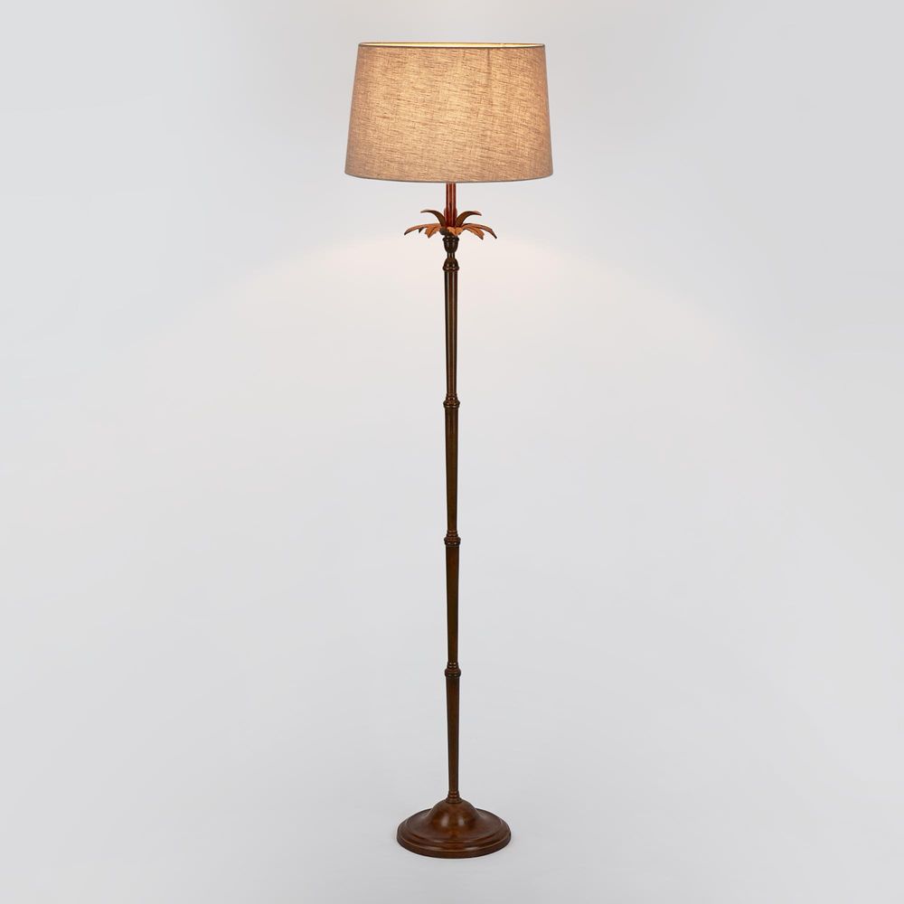 Casablanca Floor Lamp Base Brown