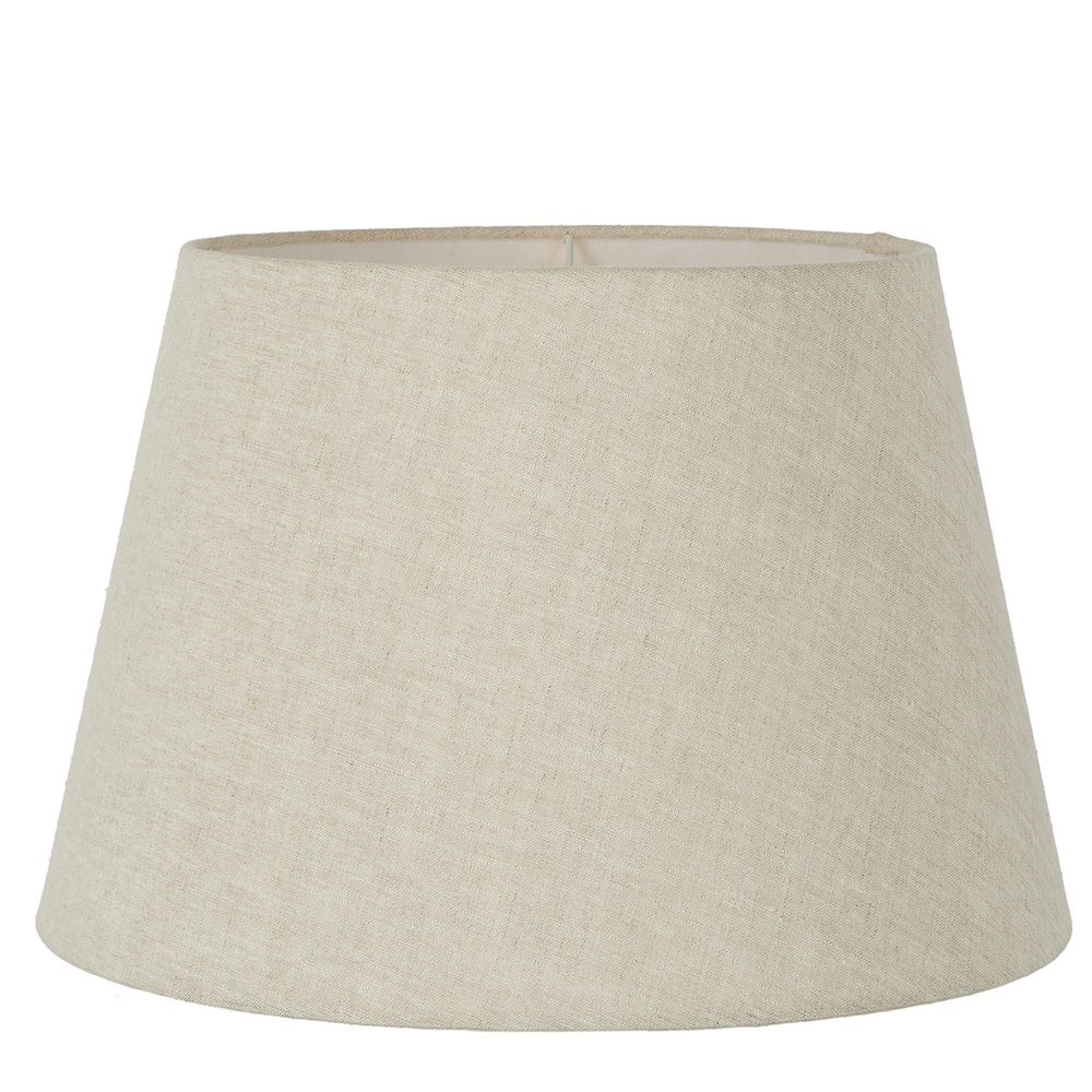 Linen Taper Lamp Shade XXL Light Natural