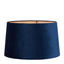 XL Drum Lamp Shade (18x16x10.5 H) - Royal Blue - Velvet Lamp Shade with E27 Fixture