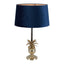 XL Drum Lamp Shade (18x16x10.5 H) - Royal Blue - Velvet Lamp Shade with E27 Fixture