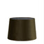 Medium Drum Lamp Shade (14x12x9.5 H) - Sage Green - Velvet Lamp Shade with E27 Fixture