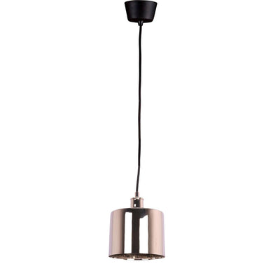 Portofino Small - Shiny Nickel - Metal Drum Pendant Light