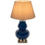 Matisse - Midnight Blue - Glazed Ceramic and Metal Vase Table Lamp Base Only