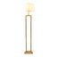 Hamilton Floor Lamp in Antique Brass