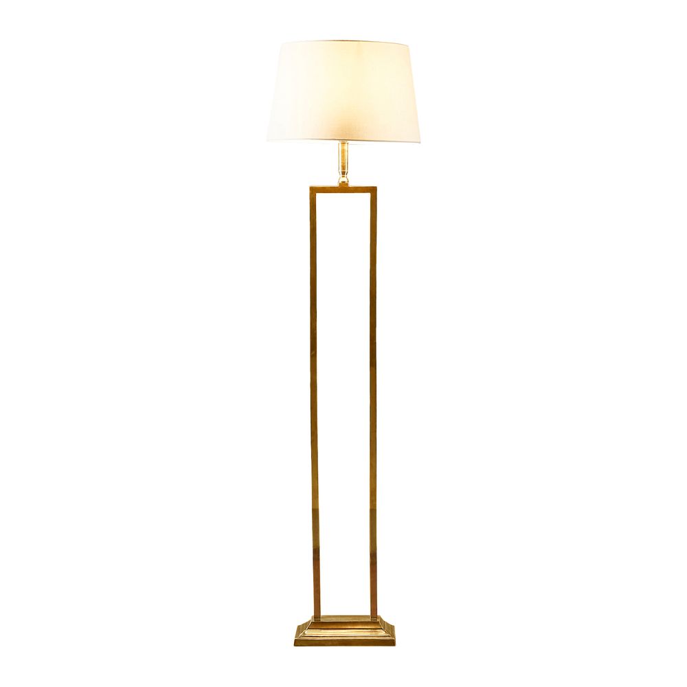 Hamilton Floor Lamp in Antique Brass