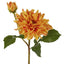 Dahlia Flower Real Touch Stem 74cm Orange
