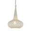 Triton Perforated Conical Pendant Light White