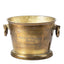 Oval Ice Bucket Brass