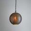 Mamba Perforated Round Pendant Light Nickel