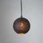 Mamba Perforated Round Pendant Light Black