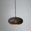 Viper Perforated Ellipse Pendant Light Black