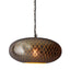 Viper Perforated Ellipse Pendant Light Nickel