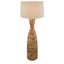 Esraj Base Only - Natural - Turned Wood Floor Lamp Base Only