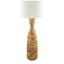 Esraj Base Only - Natural - Turned Wood Floor Lamp Base Only