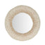 Terrigal Round Mirror 40x40cm Cream