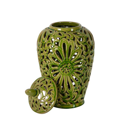 Positano Ginger Jar Small Green