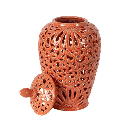 Positano Ginger Jar Large Orange