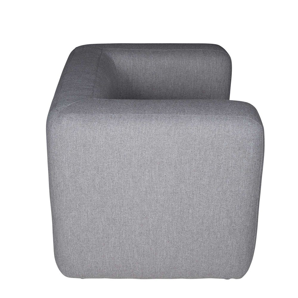 Reyne Upholstered Arm Chair Grey