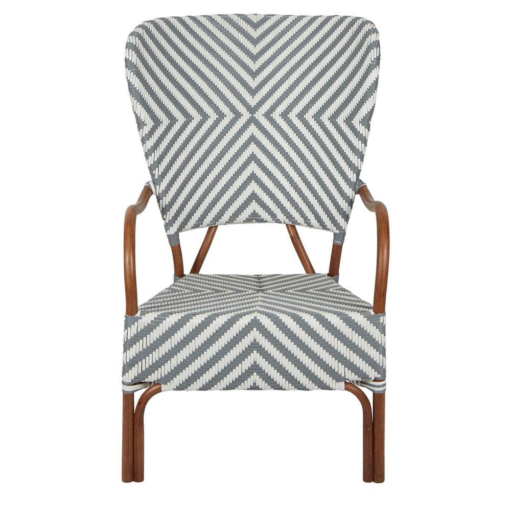 Normandy Rattan Armchair Grey