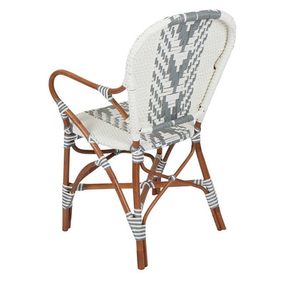 Tropez Rattan Chair Grey