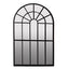 Regency Arched Outdoor Mirror Black