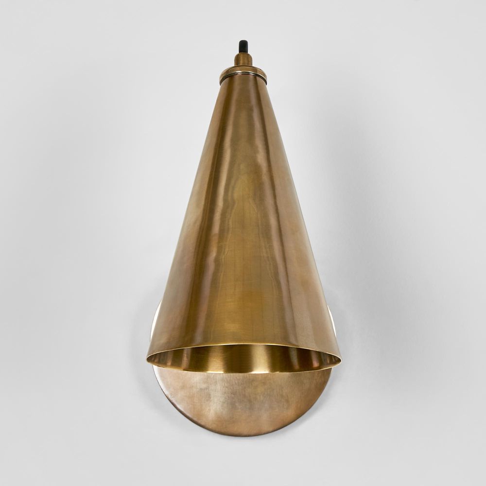 Cloudy Bay Wall Light Antique Brass