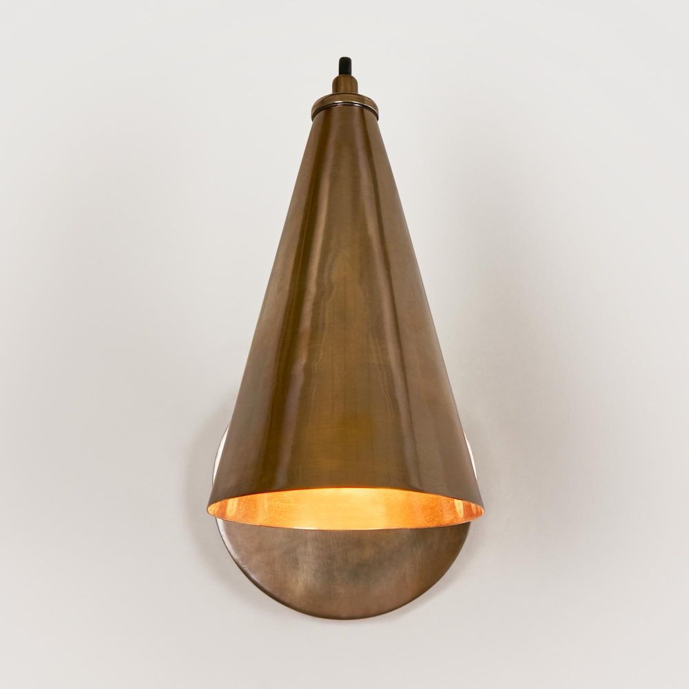 Cloudy Bay Wall Light Antique Brass