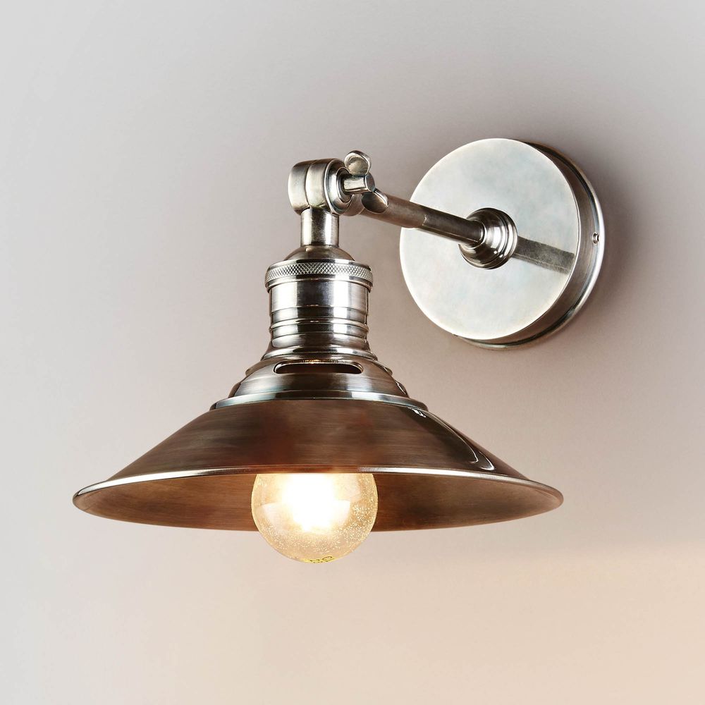 Bristol Sconce in Antique Silver.