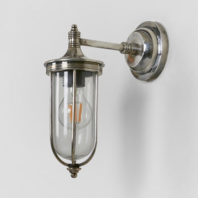 Noosa Outdoor Wall Light Antique Silver