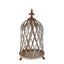 Lattice Aged Iron Cloche Large