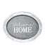 Country Zinc Welcome Home Oval Tray