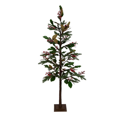 Artificial Berel Light Up Red Berry Tree 180cm