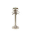 Raffles Palm Candle Stick Silver Small