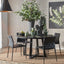 Denver Oak Dining Table Black