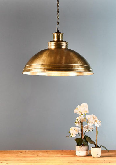 Sheldon Ceiling Pendant Antique Brass