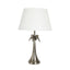 St Vincent Table Lamp Base Antique Silver