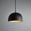 Noir Ceiling Pendant Small Black with Gold Interior