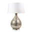 Halifax table lamp with off white shade.